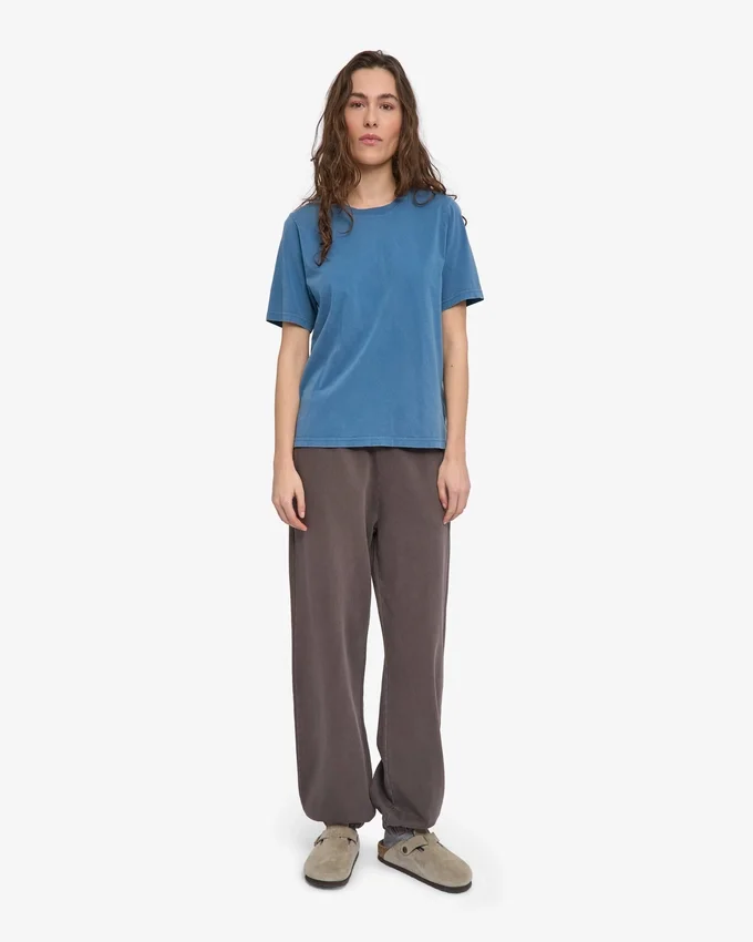 Light Organic Tee para mujer - Índigo descolorido