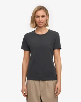 Light Organic Tee para mujer – Negro descolorido
