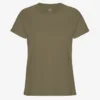 Light Organic Tee para mujer - Verde oliva apagado