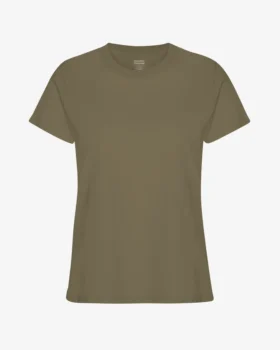 Light Organic Tee para mujer - Verde oliva apagado