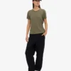 Light Organic Tee para mujer - Verde oliva apagado
