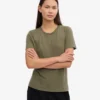 Light Organic Tee para mujer - Verde oliva apagado
