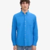 Organic Button Down Camisa - Azul Pacífico