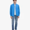 Organic Button Down Camisa - Azul Pacífico