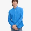 Organic Button Down Camisa - Azul Pacífico