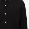 Organic Button Down Camisa - Negro intenso