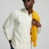 Organic Button Down Camisa - Verde cazador
