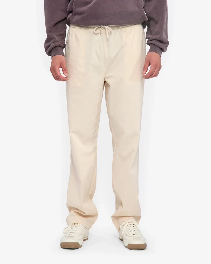 Organic Twill Pants - Blanco marfil
