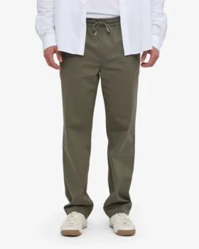 Organic Twill Pants – Verde oliva apagado