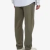Organic Twill Pants - Verde oliva apagado