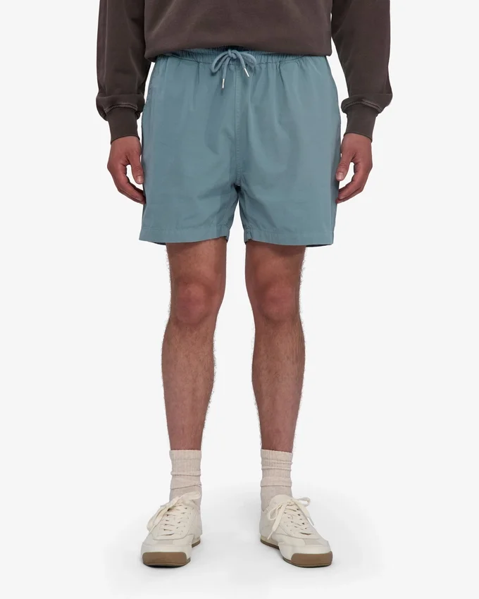 Organic Twill Shorts - Azul acero