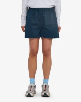 Organic Twill Shorts para mujer – Azul petróleo