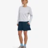 Organic Twill Shorts para mujer - Azul petróleo
