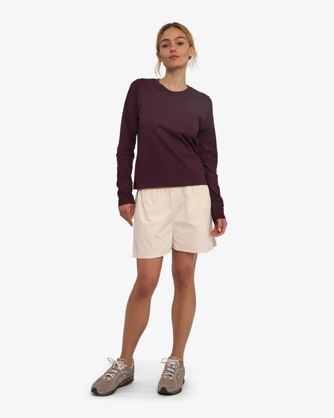Organic Twill Shorts para mujer - Blanco marfil