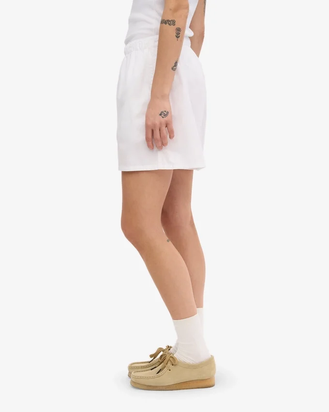Organic Twill Shorts para mujer - Blanco óptico