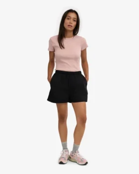Organic Twill Shorts para mujer – Negro intenso