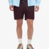 Organic Twill Shorts - Rojo sangre