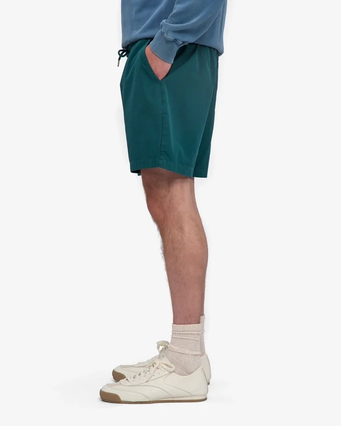 Organic Twill Shorts - Verde océano