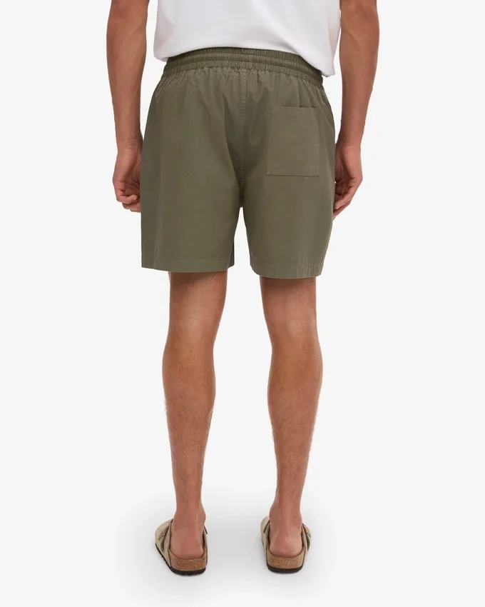Organic Twill Shorts - Verde oliva apagado