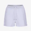 Pantalones cortos de chándal de algodón orgánico para mujer - Lavanda suave