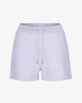 Pantalones cortos de chándal de algodón orgánico para mujer - Lavanda suave