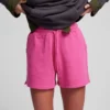 Pantalones cortos de chándal orgánicos para mujer - Verde pino