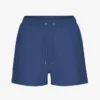 Pantalones cortos de chándal orgánicos para mujer - Azul marino