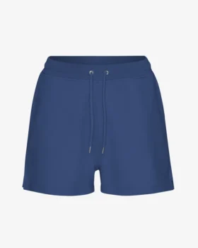 Pantalones cortos de chándal orgánicos para mujer - Azul marino