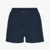 Pantalones cortos de chándal orgánicos para mujer - Azul marino