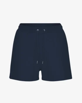 Pantalones cortos de chándal orgánicos para mujer - Azul marino