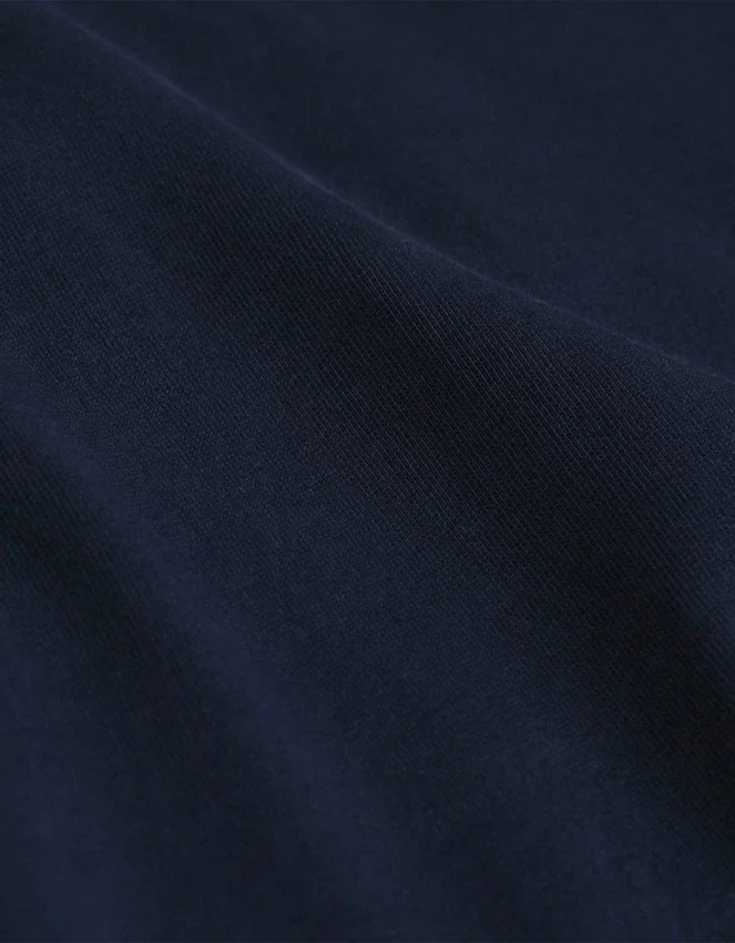 Camiseta de tirantes de punto acanalado orgánica para mujer - Azul marino