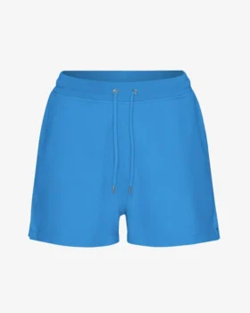 Pantalones cortos de chándal orgánicos para mujer - Azul Pacífico