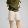 Pantalones cortos de chándal orgánicos para mujer - Amarillo suave