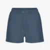 Pantalones cortos de chándal orgánicos para mujer - Azul petróleo