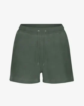 Pantalones cortos de chándal orgánicos para mujer - Bosque de medianoche