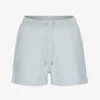 Pantalones cortos de chándal orgánicos para mujer - Gris nublado