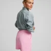 Pantalones cortos de chándal orgánicos para mujer - Bosque de medianoche