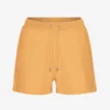 Pantalones cortos de chándal orgánicos para mujer - Naranja arenisca