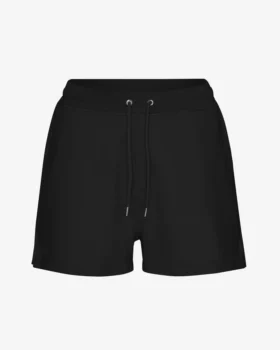 Pantalones cortos de chándal orgánicos para mujer - Negro intenso