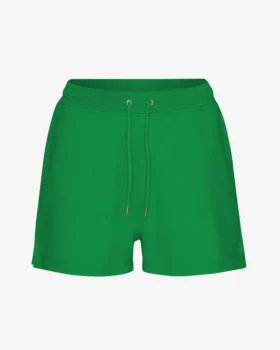 Pantalones cortos de chándal orgánicos para mujer - Verde Kelly