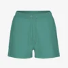 Pantalones cortos de chándal orgánicos para mujer - Verde pino
