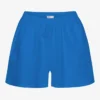 Pantalones cortos de lino - Azul Pacífico