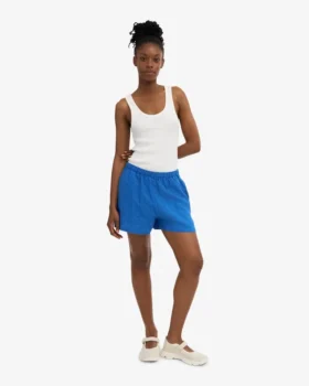 Pantalones cortos de lino – Azul Pacífico