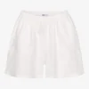 Pantalones cortos de lino - Blanco óptico
