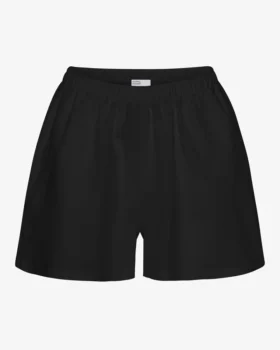 Pantalones cortos de lino - Negro intenso