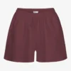 Pantalones cortos de lino - Rojo sangre