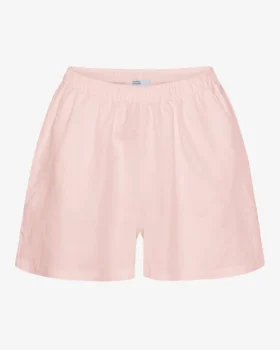 Pantalones cortos de lino - Rosa descolorido