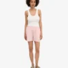Pantalones cortos de lino - Rosa descolorido