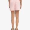 Pantalones cortos de lino - Rosa descolorido