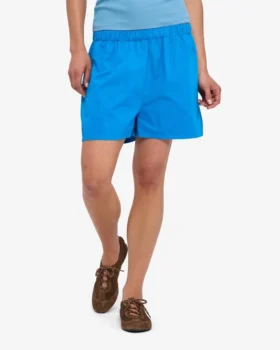 Pantalones cortos de Organic Twill para mujer – Azul Pacífico